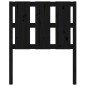 vidaXL Cabecero de cama madera maciza de pino negro 80,5x4x100 cm