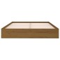 vidaXL Estructura de cama doble madera maciza marrón miel 120x190 cm vidaXL Estructura de cama doble madera maciza marrón miel 120x190 cm