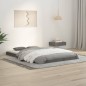 vidaXL Estructura de cama madera maciza de pino gris 120x190 cm vidaXL Estructura de cama madera maciza de pino gris 120x190 cm