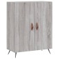 vidaXL Aparador de madera de ingeniería gris Sonoma 69,5x34x90 cm vidaXL Aparador de madera de ingeniería gris Sonoma 69,5x34x90 cm