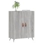 vidaXL Aparador de madera de ingeniería gris Sonoma 69,5x34x90 cm vidaXL Aparador de madera de ingeniería gris Sonoma 69,5x34x90 cm