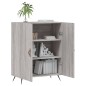 vidaXL Aparador de madera de ingeniería gris Sonoma 69,5x34x90 cm vidaXL Aparador de madera de ingeniería gris Sonoma 69,5x34x90 cm