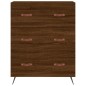 vidaXL Cómoda madera de ingeniería marrón roble 69,5x34x90 cm