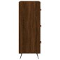 vidaXL Cómoda madera de ingeniería marrón roble 69,5x34x90 cm
