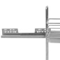 vidaXL Bandeja extraíble cocina 2 niveles alambre plata 47x15x54,5 cm vidaXL Bandeja extraíble cocina 2 niveles alambre plata 47x15x54,5 cm