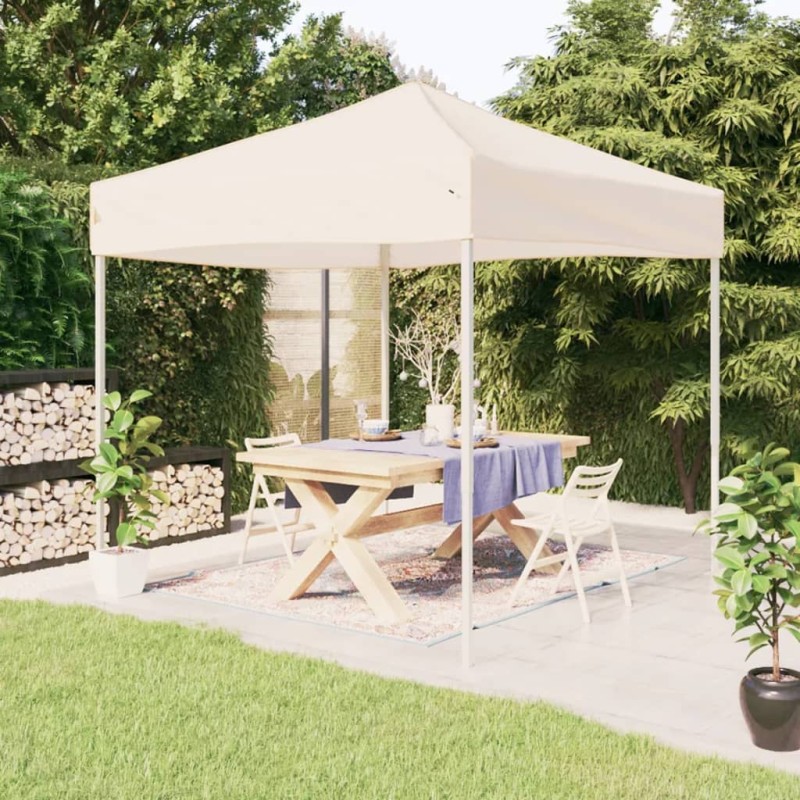 vidaXL Carpa para fiestas plegable color crema 3x3 m vidaXL Carpa para fiestas plegable color crema 3x3 m