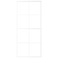 vidaXL Puerta corredera ESG vidrio y aluminio 90x205 cm blanco vidaXL Puerta corredera ESG vidrio y aluminio 90x205 cm blanco