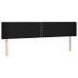 vidaXL Cabecero de tela negro 183x16x78/88 cm vidaXL Cabecero de tela negro 183x16x78/88 cm