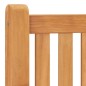 vidaXL Banco de jardín de madera maciza de teca 114 cm vidaXL Banco de jardín de madera maciza de teca 114 cm