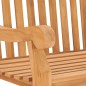 vidaXL Banco de jardín de madera maciza de teca 114 cm vidaXL Banco de jardín de madera maciza de teca 114 cm