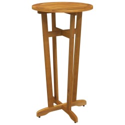 vidaXL Mesa alta de jardín madera maciza de acacia Ø60x105 cm