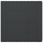 vidaXL Mesa bistró plegable negra ratán sintético 55x54x71 cm