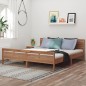 vidaXL Estructura de cama de madera de teca maciza 180x200 cm