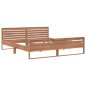 vidaXL Estructura de cama de madera de teca maciza 180x200 cm