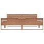 vidaXL Estructura de cama de madera de teca maciza 180x200 cm