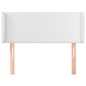 vidaXL Cabecero de cuero sintético blanco 83x16x78/88 cm vidaXL Cabecero de cuero sintético blanco 83x16x78/88 cm