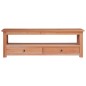 vidaXL Mueble de TV madera maciza de caoba 115x30x40 cm vidaXL Mueble de TV madera maciza de caoba 115x30x40 cm