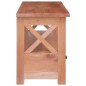 vidaXL Mueble de TV madera maciza de caoba 115x30x40 cm vidaXL Mueble de TV madera maciza de caoba 115x30x40 cm