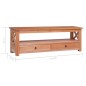 vidaXL Mueble de TV madera maciza de caoba 115x30x40 cm vidaXL Mueble de TV madera maciza de caoba 115x30x40 cm