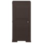 vidaXL Armario de plástico diseño de madera marrón 40x43x85,5 cm vidaXL Armario de plástico diseño de madera marrón 40x43x85,5 cm