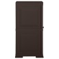 vidaXL Armario de plástico diseño de madera marrón 40x43x85,5 cm vidaXL Armario de plástico diseño de madera marrón 40x43x85,5 cm