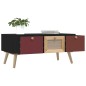 vidaXL Mesa de centro con cajones madera contrachapada 80x40x35,5 cm vidaXL Mesa de centro con cajones madera contrachapada 80x40x35,5 cm