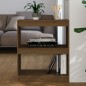 vidaXL Estantería/divisor espacio madera pino marrón miel 60x30x71,5cm