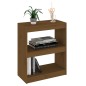 vidaXL Estantería/divisor espacio madera pino marrón miel 60x30x71,5cm