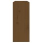 vidaXL Estantería/divisor espacio madera pino marrón miel 60x30x71,5cm