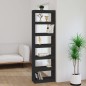 vidaXL Estantería/divisor de espacios madera pino negro 60x30x199,5 cm vidaXL Estantería/divisor de espacios madera pino negro 60x30x199,5 cm