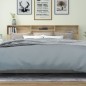vidaXL Mueble cabecero color blanco y roble Sonoma 220x19x103,5 cm vidaXL Mueble cabecero color blanco y roble Sonoma 220x19x103,5 cm