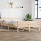 vidaXL Estructura de cama madera maciza 150x200 cm vidaXL Estructura de cama madera maciza 150x200 cm