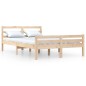 vidaXL Estructura de cama madera maciza 150x200 cm vidaXL Estructura de cama madera maciza 150x200 cm