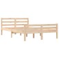 vidaXL Estructura de cama madera maciza 150x200 cm vidaXL Estructura de cama madera maciza 150x200 cm