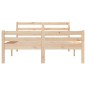 vidaXL Estructura de cama madera maciza 150x200 cm vidaXL Estructura de cama madera maciza 150x200 cm