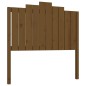vidaXL Cabecero de cama madera maciza de pino marrón miel 106x4x110 cm vidaXL Cabecero de cama madera maciza de pino marrón miel 106x4x110 cm