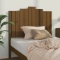 vidaXL Cabecero de cama madera maciza de pino marrón miel 106x4x110 cm vidaXL Cabecero de cama madera maciza de pino marrón miel 106x4x110 cm