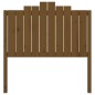 vidaXL Cabecero de cama madera maciza de pino marrón miel 106x4x110 cm vidaXL Cabecero de cama madera maciza de pino marrón miel 106x4x110 cm
