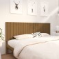vidaXL Cabecero de cama madera maciza pino marrón miel 205,5x4x100 cm vidaXL Cabecero de cama madera maciza pino marrón miel 205,5x4x100 cm