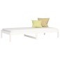 vidaXL Sofá cama de madera maciza de pino 90x190 cm