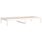 vidaXL Sofá cama de madera maciza de pino 90x190 cm