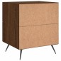 vidaXL Mesita de noche madera de ingeniería marrón roble 40x35x47,5 cm