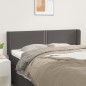 vidaXL Cabecero de cuero sintético gris 147x16x78/88 cm vidaXL Cabecero de cuero sintético gris 147x16x78/88 cm