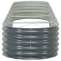 vidaXL Arriate de acero galvanizado gris 400x80x44 cm vidaXL Arriate de acero galvanizado gris 400x80x44 cm