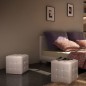 vidaXL Taburetes cubo blancos vidaXL Taburetes cubo blancos