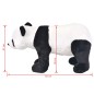 vidaXL Oso panda de peluche de pie negro y blanco XXL