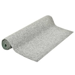 vidaXL Césped artificial con tacos gris 4x1,33 m