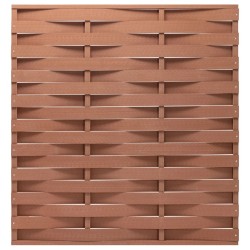 vidaXL Panel de valla WPC marrón 170x180 cm
