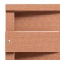 vidaXL Panel de valla WPC marrón 170x180 cm vidaXL Panel de valla WPC marrón 170x180 cm