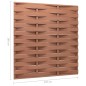 vidaXL Panel de valla WPC marrón 170x180 cm vidaXL Panel de valla WPC marrón 170x180 cm